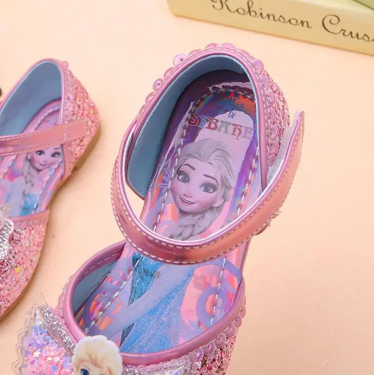 Disney Frozen Elsa Girls' Cartoon Princess Sandals