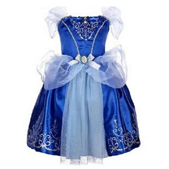 Cartoon Cosplay Snowflake Princess Dress