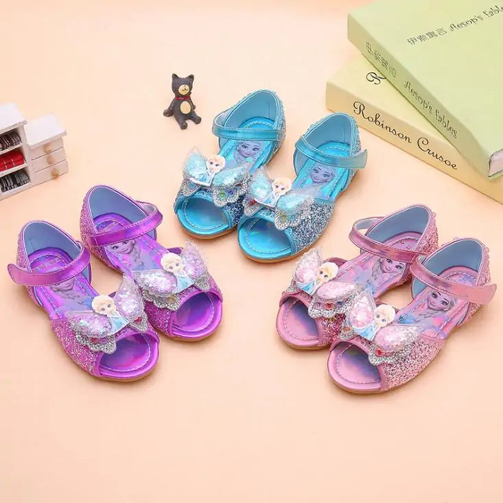 Disney Frozen Elsa Girls' Cartoon Princess Sandals