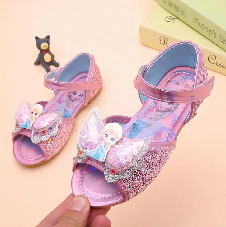 Disney Frozen Elsa Girls' Cartoon Princess Sandals