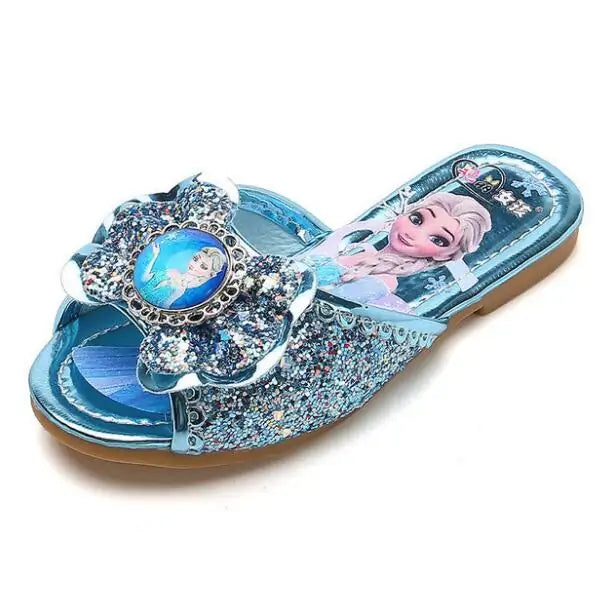 Disney Frozen Elsa Girls' Cartoon Princess Sandals