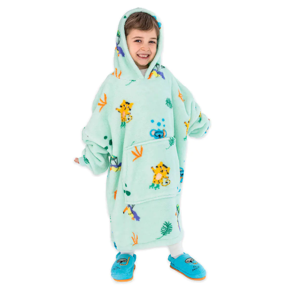 Milk&Moo Little Mermaid Wearable Blanket Hoodie Kid Boys Girls Green