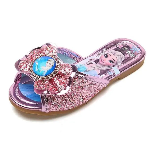 Disney Frozen Elsa Girls' Cartoon Princess Sandals