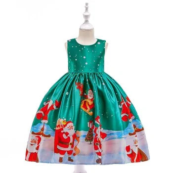 Cartoon Cosplay Snowflake Princess Dress