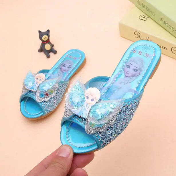 Disney Frozen Elsa Girls' Cartoon Princess Sandals